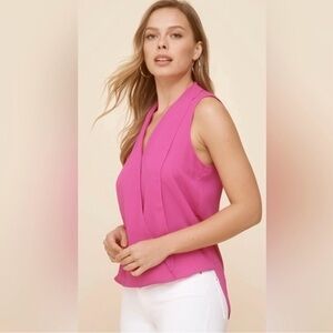 Three Eighty Two REVOLVE Women's Wren Electric Pink Sleeveless Top NWT Sz Small